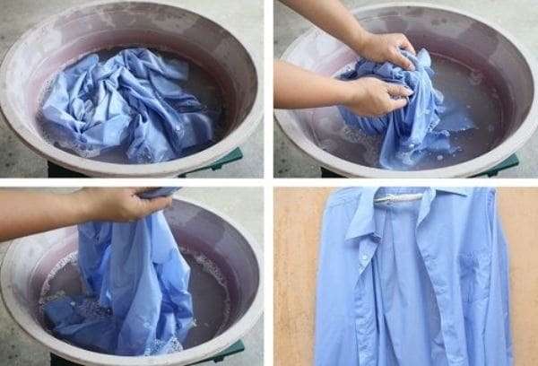 Правила стирки рубашек в стиральной машине и руками