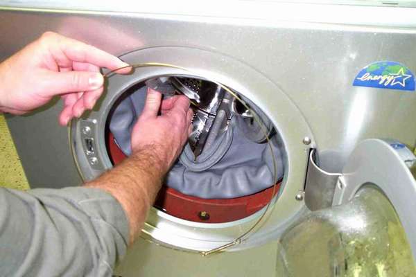 Как установить манжету на стиральную машину