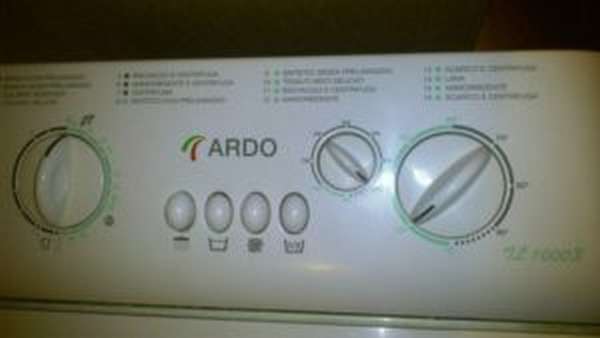 Режимы и время стирки в стиральной машине Ardo