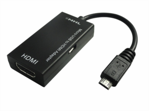 Если в телефоне нет входа для кабеля HDMI, можно приобрести специальный переходник