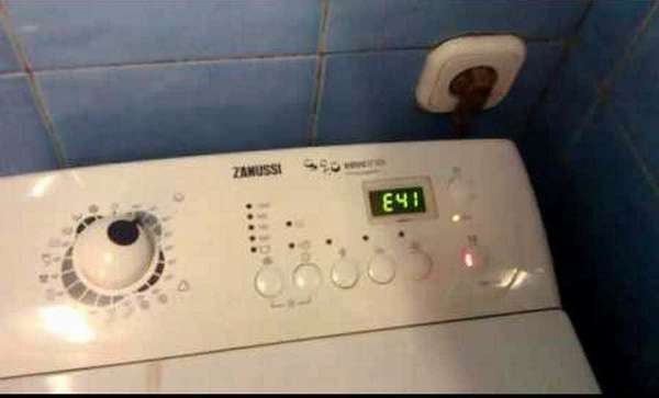 Код ошибки стиральных машин Занусси