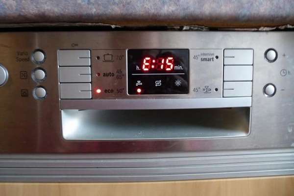 Ошибка Е15 в посудомоечной машине Bosch
