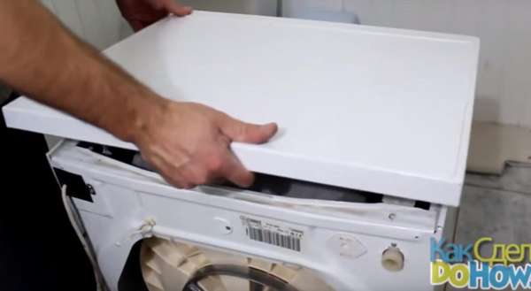 Обратная сборка стиральной машины Indesit