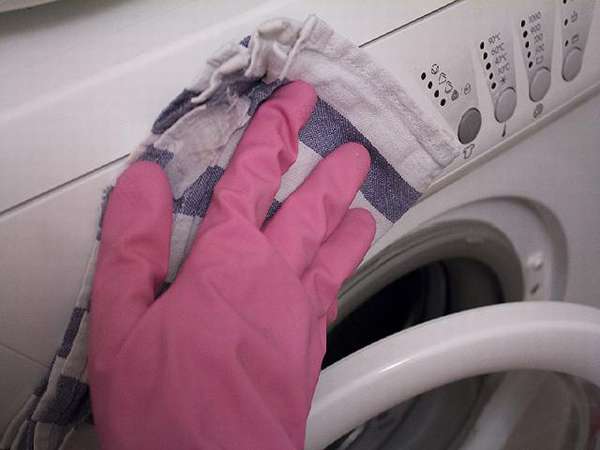 чистка корпуса стиральной машины