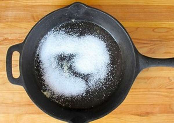 Подготовка чугуна к прокаливанию с солью